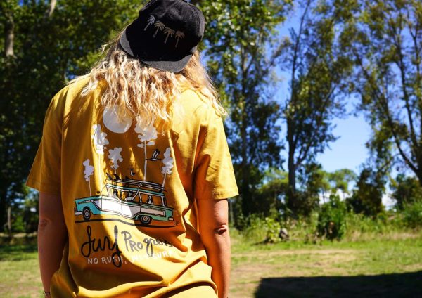 T-shirt Surf Progress Ochre