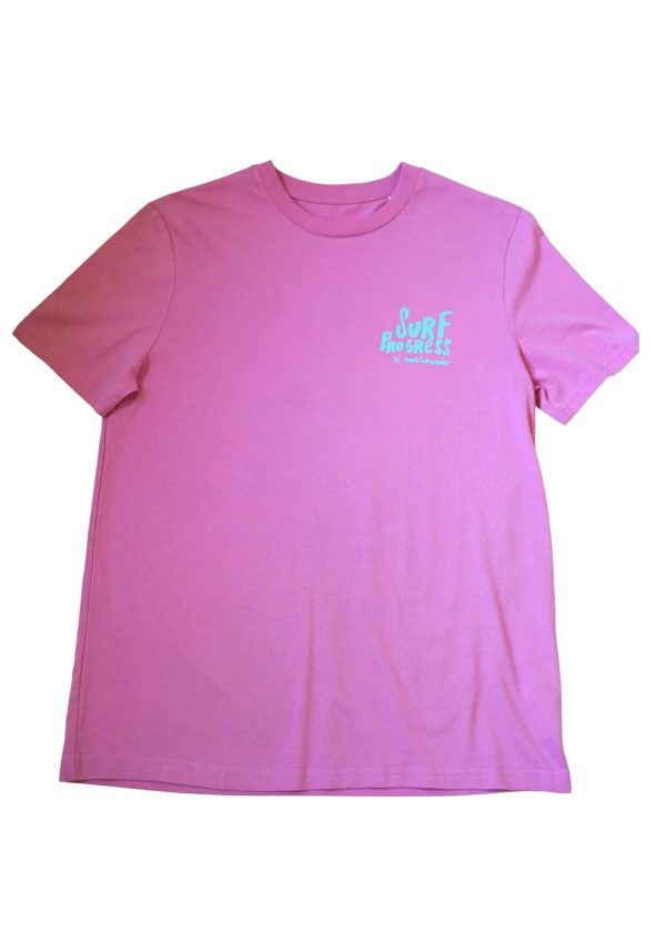 T-shirt Surf Progress Bubble Pink