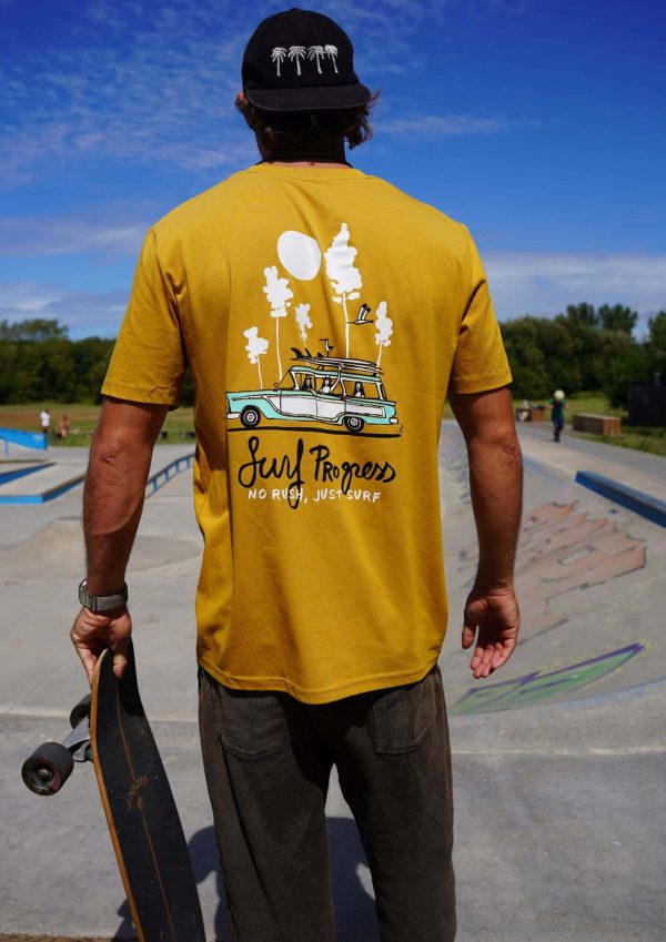 T-shirt Surf Progress Ochre