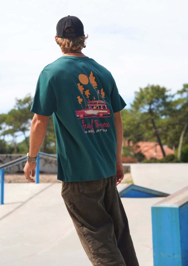T-shirt Surf Progress Glazed Green
