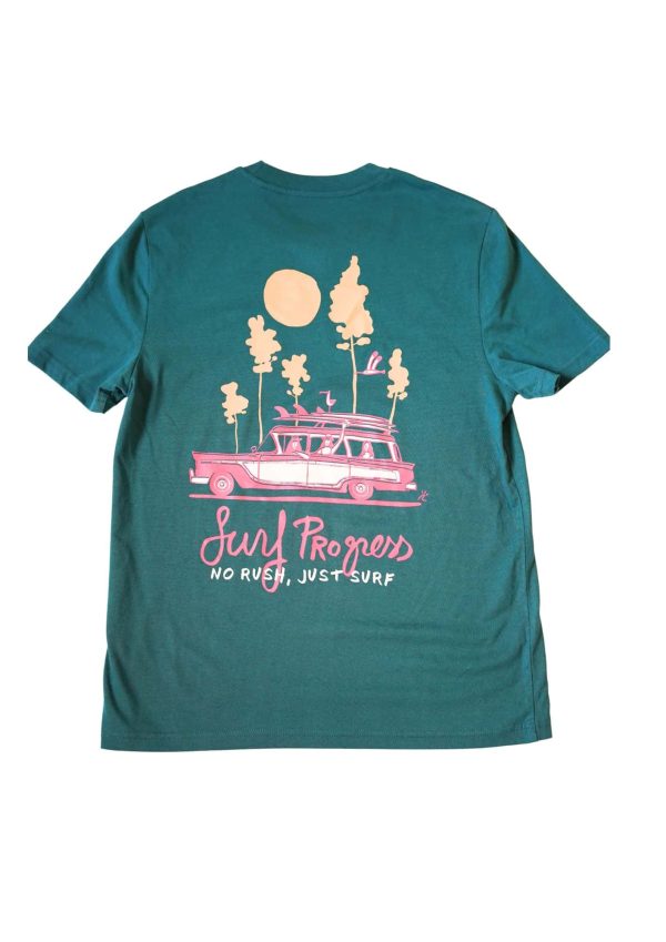 T-shirt Surf Progress Glazed Green