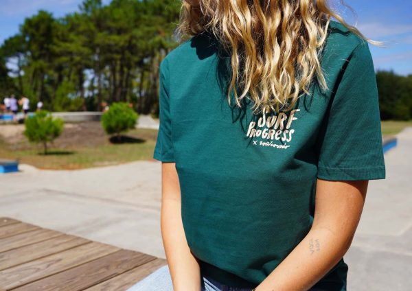 T-shirt Surf Progress Glazed Green