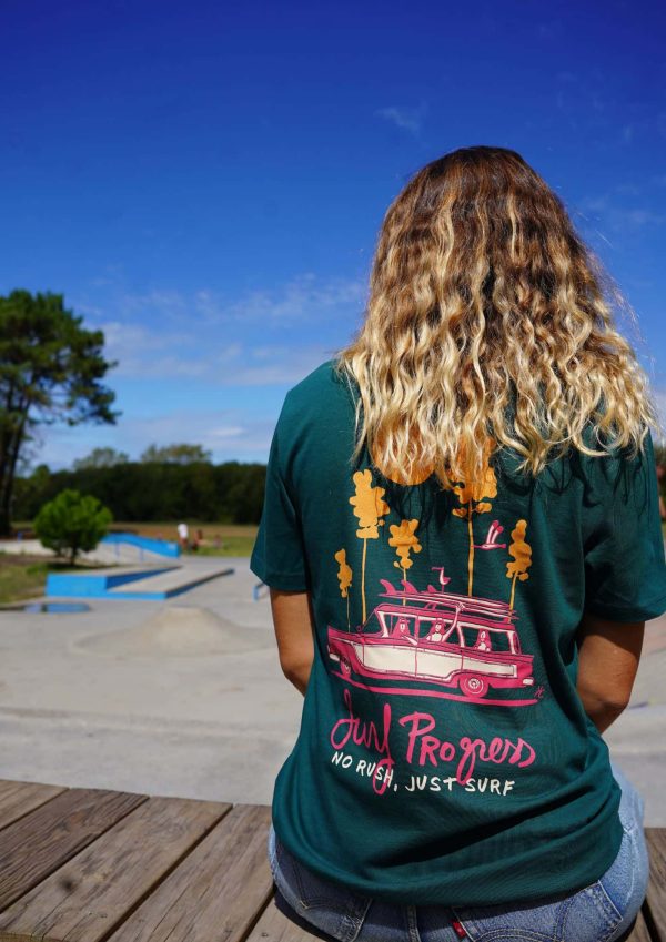 T-shirt Surf Progress Glazed Green